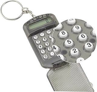 Ciieeo 3 Pçs Chaves Do Carro Chaveiro Porta-Chaves Para Bolsa Carteira Chaveiro Mini Calculadora Pequena Calculadora Mini Calculadora Chaveiro Chaveiro Em Forma De Anel Calculadora