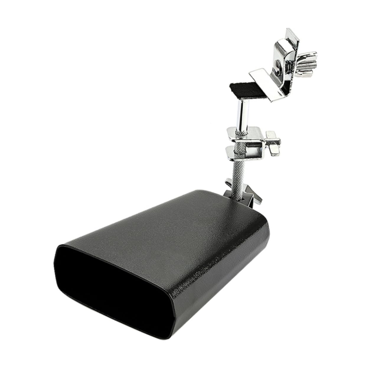 Sosoport Drum Kit Cow Bell Professional Percussion Accessory Smooth Polished Tambourine Clamp