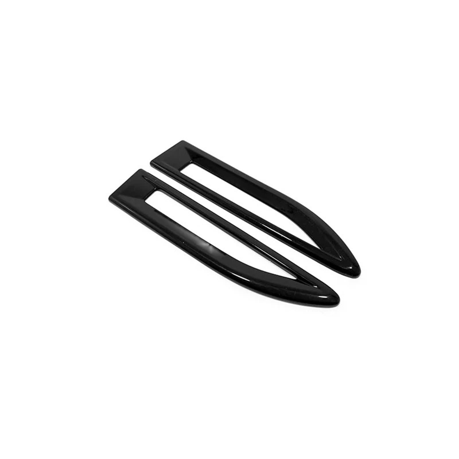 Air Wing Cover Trim Black Chrome Fit for Jaguar E-PACE 2018-2020 Accessories Fender Side Air Vent Outlet Cover Trim Sticker(Black)