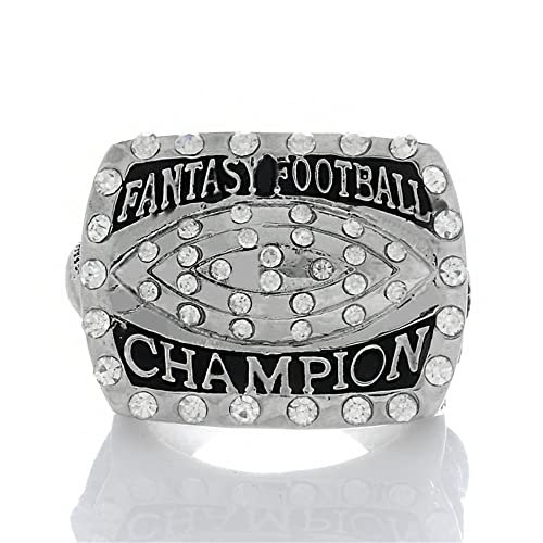 Kuseli 2016 Fantasy Football Championship Ring Trophy Prize for Fans Mens' Souvenir Gift (Without Box)