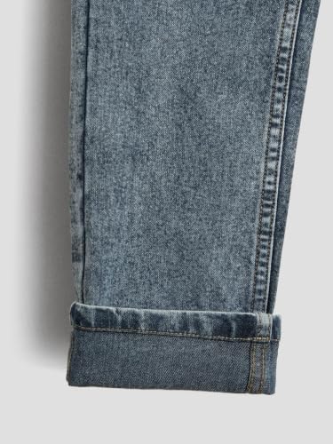 Image of Urbano Juniors Boy's Straight Fit Washed Denim Jeans Stretchable