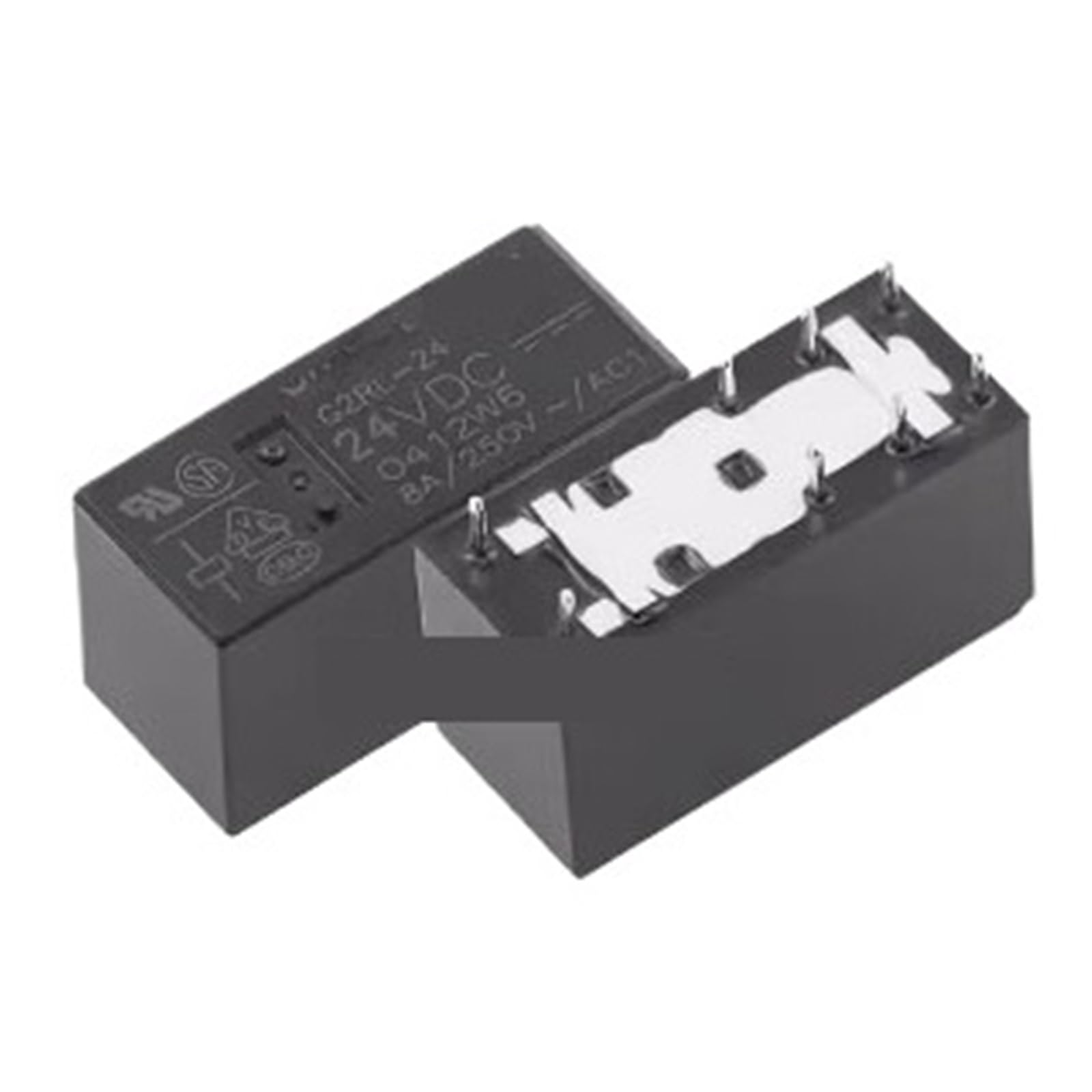 Relé G2RL-24-24VDC de 8 pines 24V miniatura para sustitución de componentes PCB