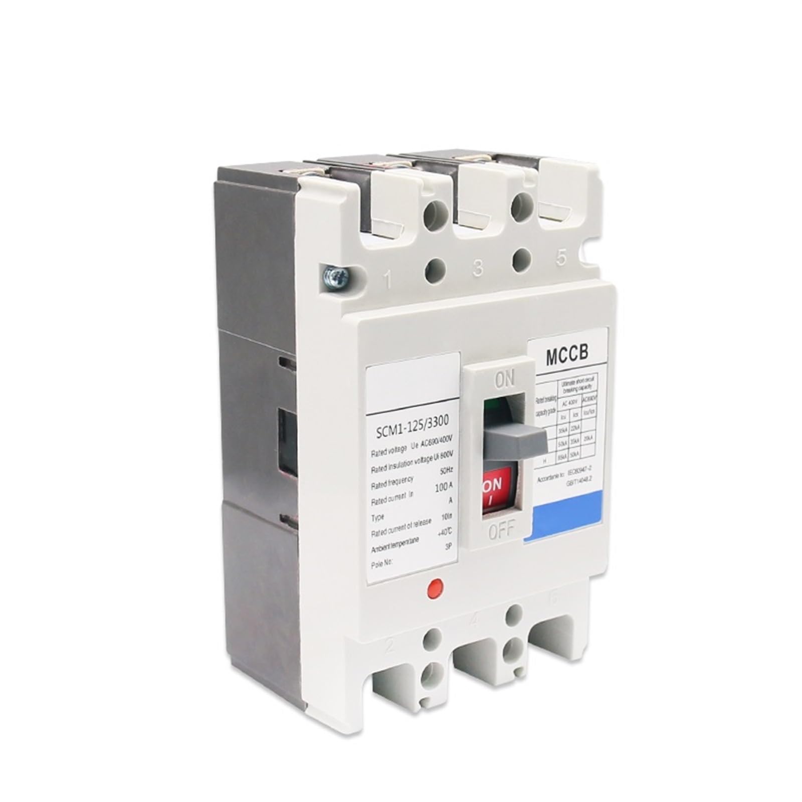 Disjoncteur DC 12v contre les surcharges de batterie SCM1-125 - 7