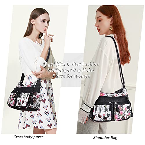 Image of Angel Kiss Crossbody Bags for Women, Ladies Shoulder Handbags and Purses Medium Faux Leather Pocketbooks | Ladies