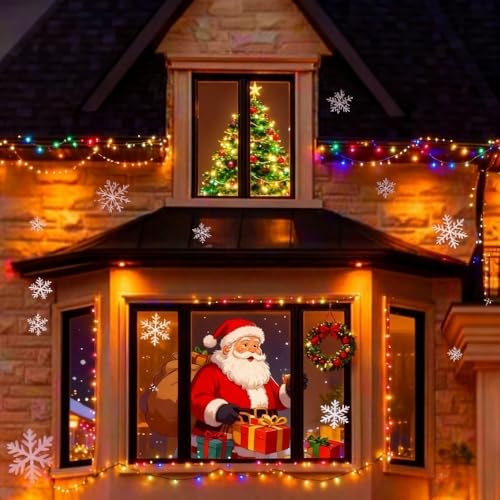 Image of 44 inchx 76 inch Holographic Rear Projection Screen - Foldable & Portable Anti Wrinkle Double Sided Video Projector Screen for Projecting Christmas Movie Videos, Film Night (80 Inch)