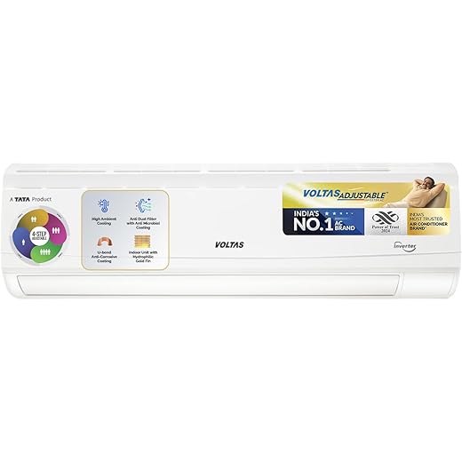 Voltas 15 ton 5 Star Inverter Split AC Copper 4 in 1 Adjus