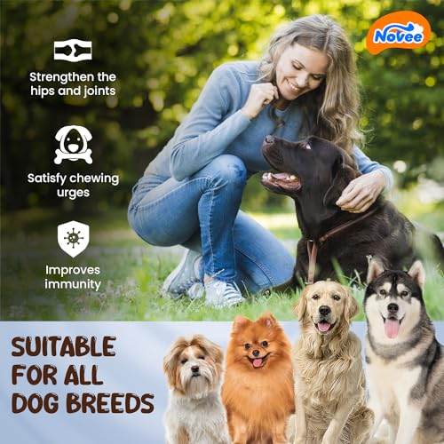 Image of Novee Hearty Jerky Mini Liver Flavour Dog Treats, High Protein, Nutrient-Rich Bites for Dogs, Soft & Tasty Reward Snack for Training, Immunity & Daily Health,100 G,All Life Stages