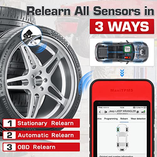 Herramienta TPMS Autel MaxiTPMS ITS600 (E) inalámbrica para programar y reaprender sensores de coche 4