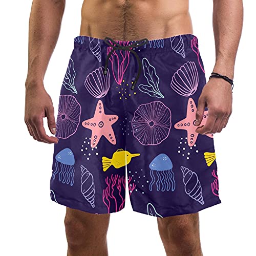 Short de bain pour homme anti-irritation avec filet intérieur en maille