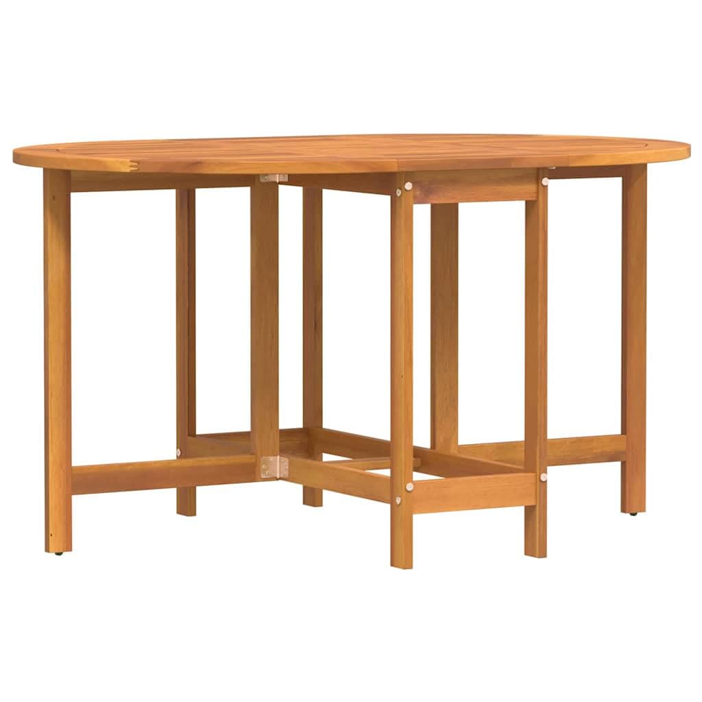 vidaXL Tavolo da Giardino Marrone 110 x 60 x 72 cm, Set Giardino e Terrazza, Tavolo Pieghevole in Legno, Mobili Rustici per Pranzi all'Aperto