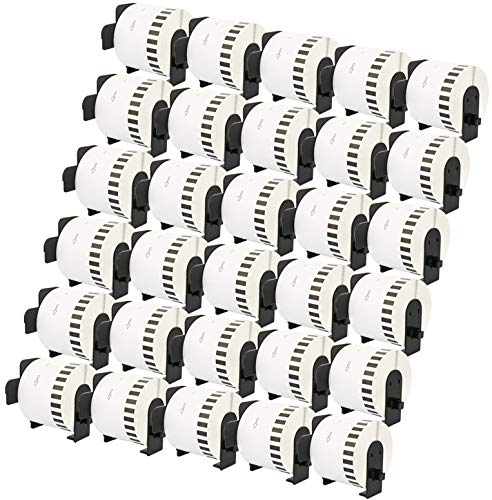 DK44205 étiquettes 62mm amovibles pour corriger vos erreurs de classement