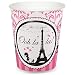 BirthdayExpress Paris Eiffel Tower Damask Party Supplies - 9 oz. Paper Cups (8)