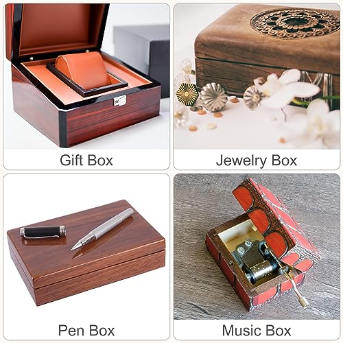 Charnière invisible pour boîte à bijoux en bois, lot de 40 pièces pour bricolage