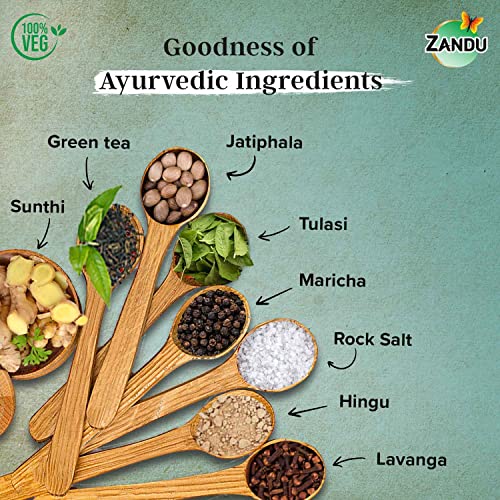 Image of Zandu Desi Detox Kahwa Use The Power Of Green Tea | Metabolism Booster & Natural Detoxifier | Supports Overall Health & Well-Being (25 Tea Bags), 100 gram (Pack of 2)