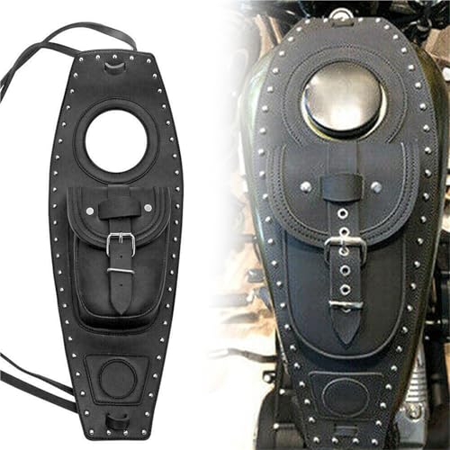 Housse de réservoir d'huile moto Sportster XL 883 1200 cache noir Forty Eight