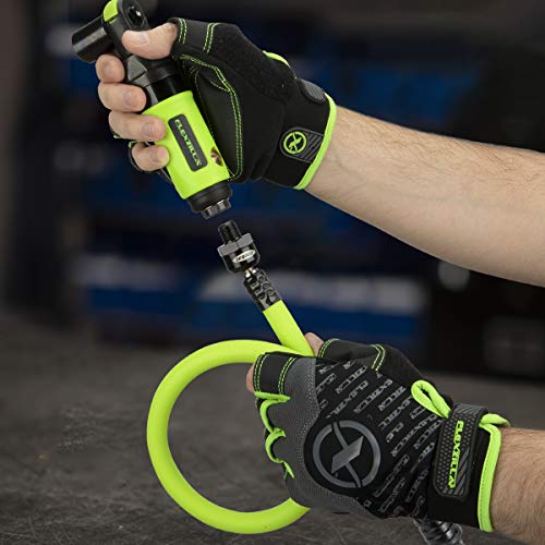 Flexzilla HFZ1405YW2B Whip Air Hose 5 Feet, Ball Swivel End, 1/4" (inch) x 4' (feet) - Image 4
