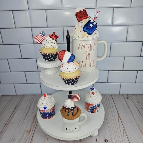 Mini taza patriótica para decoración 4 de julio miniatura 6
