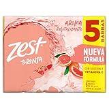 Zest Jabón de Tocador, Toronja/Albahaca, 90 gr, Paquete de 5 Piezas