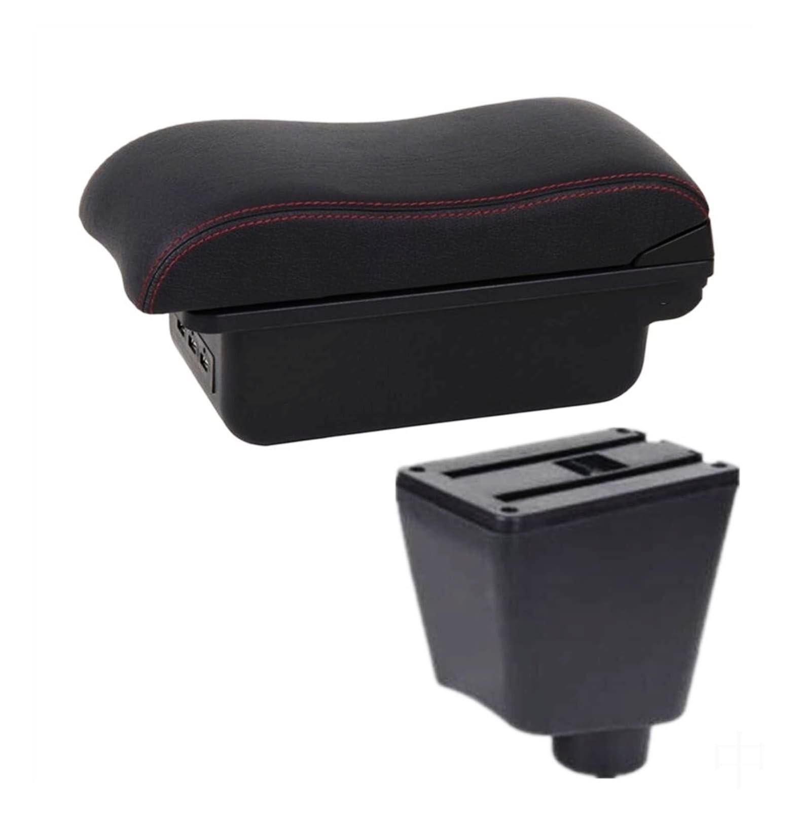 Car Armrest Storage Box For Captur and For Clio 4 2015-2018 Armrest Storage For Box with USB and Ashtray