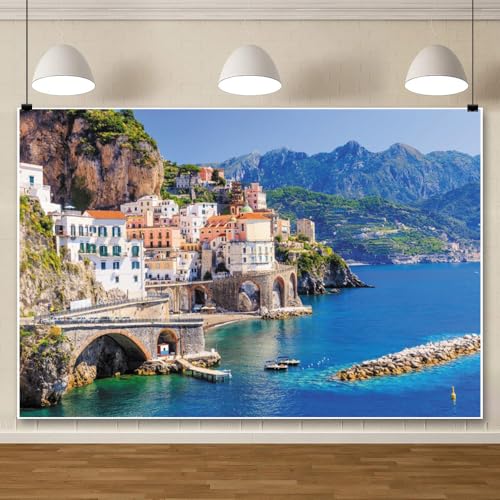 Fondo fotográfico Italia Amalfi Coast 7x5ft miniatura 3