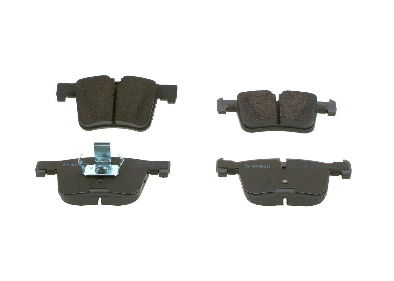 Bosch BP1408 - Pastiglie Freni Auto, Asse Anteriore - Qualità Bosch - Riduzione del Rumore e della Polvere - Certificazione ECE-R90 - Senza Rame - 1 Confezione da 4 Pastiglie