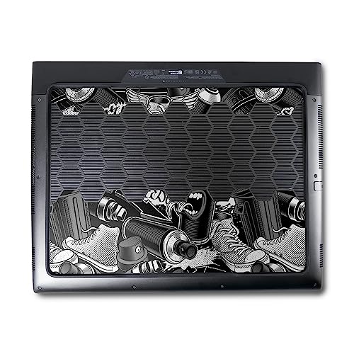 Image of MightySkins Skin Compatible with Alienware M18 R1 (2023) Full Wrap Kit - Mono Hip Hop | Protective, Durable, and Unique Vinyl Decal wrap Cover | Easy to Apply & Change Styles | Made in The USA
