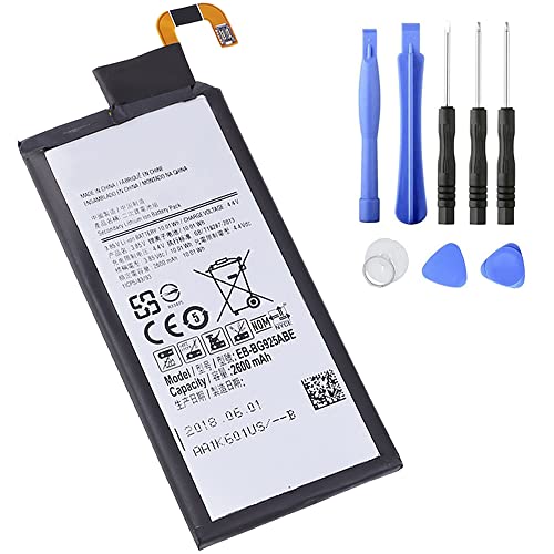 XITAIAN 4.4V 2600mAh EB-BG925ABE Ersatz Akku Kompatibel mit Samsung Galaxy S6 Edge G9250 G925F G925FQ G925S S6Edge G925A G925V with Tools XITAIAN 4.4V 2600mAh EB-BG925ABE Ersatz Akku Kompatibel mit Samsung Galaxy S6 Edge G9250 G925F G925FQ G925S S6Edge G925A G925V with Tools
