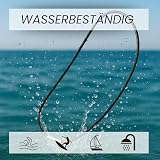 Lola & Gala Lederkette für Damen und Herren | Echtes Glattleder | Lederband mit Verschluss aus Edelstahl, Einfache und Sichere Befestigung aus Edelstahl | Schwarze Kordel von 3 mm für Anhänger…