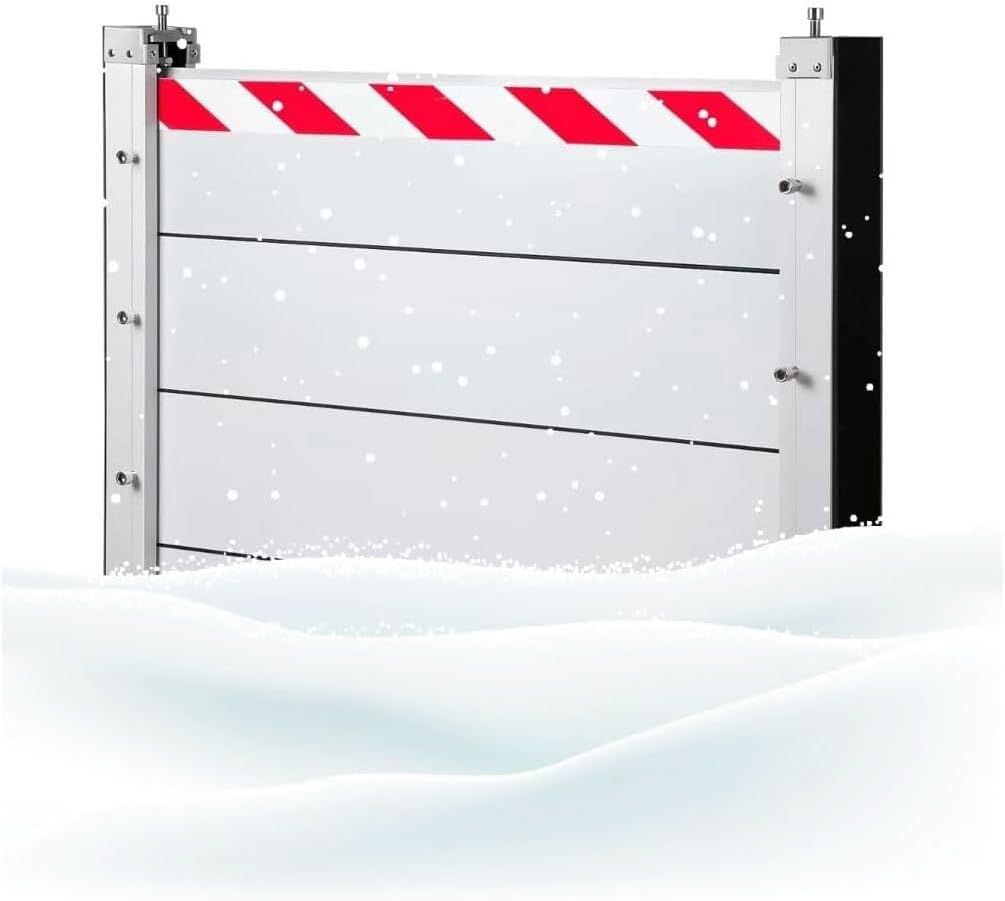 Mobile Flood Protection Barrier Door 126cm Aluminum Alloy Water Retaining Plate for Garage, Basement, Front Door, Driveway(Inside,126 * 20cm)