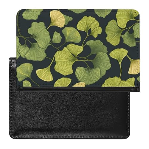 Étui de passeport Ginkgo Biloba idéal pour vacances et affaires
