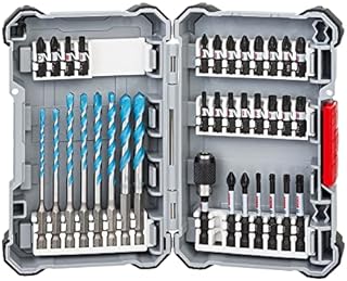 Bosch Professional 35-częściowy zestaw wierteł MultiConstruction i bitów do wkrętarek Impact Control (Pick and Click, HEX-9, osprzęt do wiertarko-wkrętarki i wkrętarki udarowej)