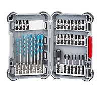 Bosch Professional 35 tlg. Multi Construction Bohrer- und Schrauberbit Set (Impact Control, Pick and Click, Zubehör Schlagschrauber) – Ansicht 1