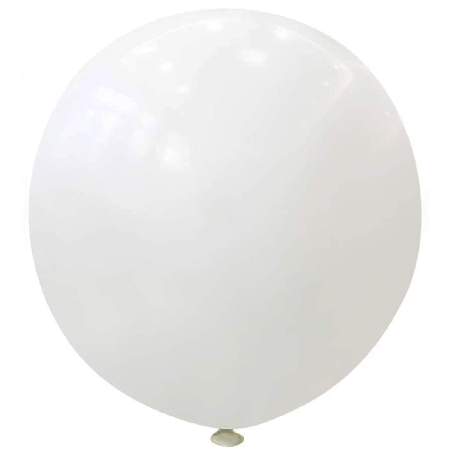 Buy 6pcs 36 Inch Big Balloons, Extra Large White Balloons Giant Round