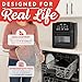 Gourmia Air Fryer Toaster Oven Combo - All-in-One 14-Quart Digital Air Fryer Toaster Oven with Rotisserie & Dehydrator – 12 Presets, Guided Cooking Prompts, 1750W, Dishwasher-Safe Accessories