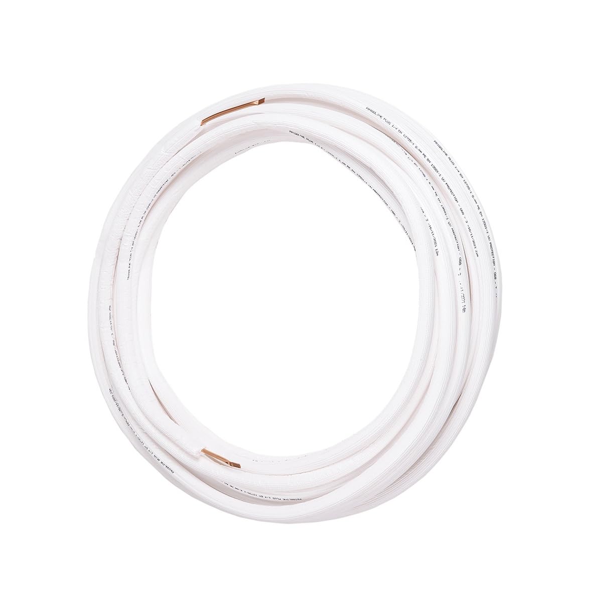 Kältemittelleitung 1/4" + 3/8" 25 m Kupferrohr Kupferleitung | 6 mm Isolierung | Klimaanlage Rohr für Kältemittel R32 | Kühlrohr Frigoline Plus | 2 Rollen