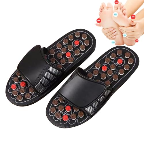 Samuliy Sandalias de masaje para mujer | Pantuflas antideslizantes para masaje de pies, sandalias portátiles para hombres y mujeres, experiencia relajante