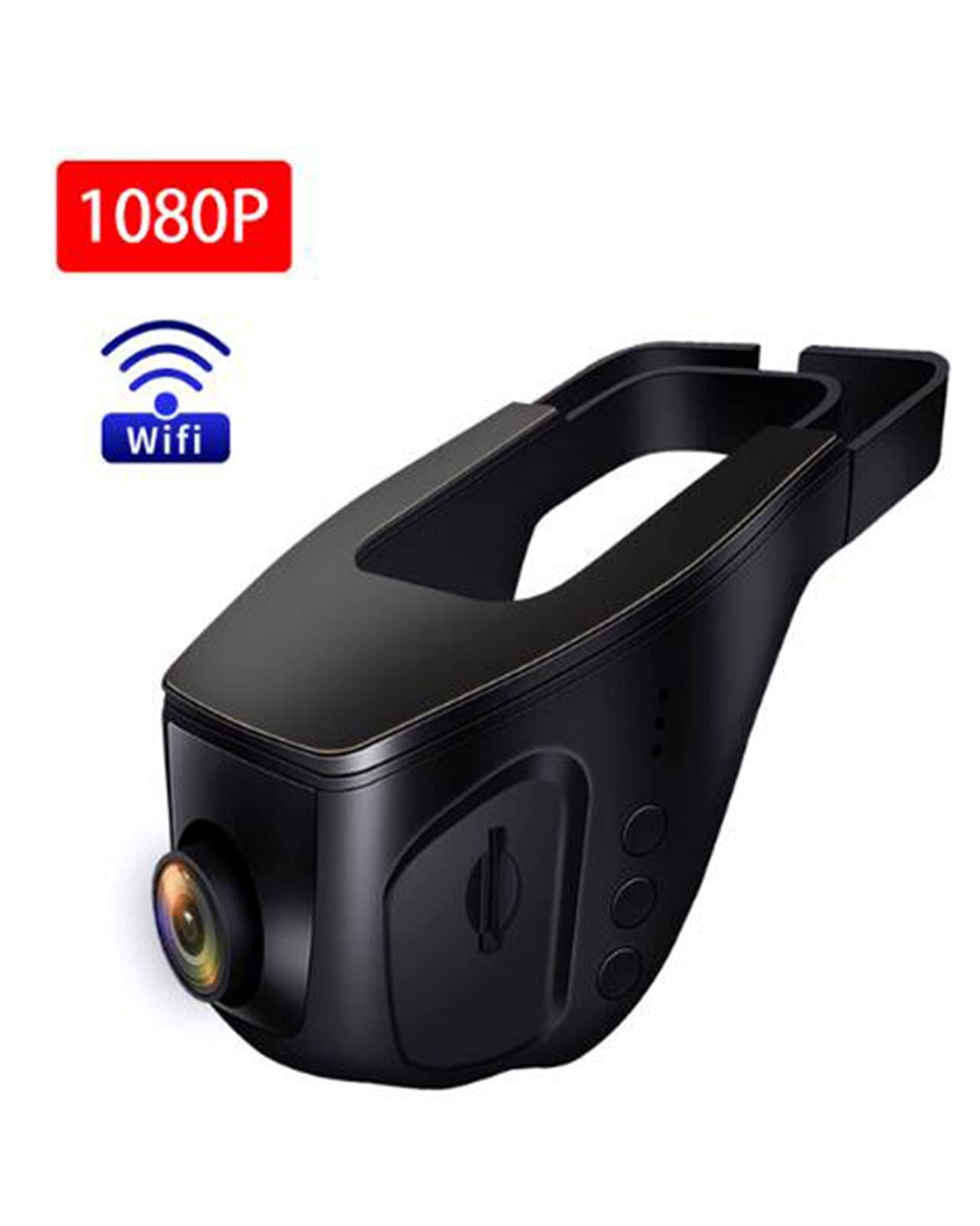 Kamera na deskę rozdzielczą WIFI bezprzewodowy wideorejestrator samochodowy kamera na deskę rozdzielczą Full HD 1080P Night Vision rejestrator jazdy nagrywanie wideo kamera samochodowa (kolor: b, roz