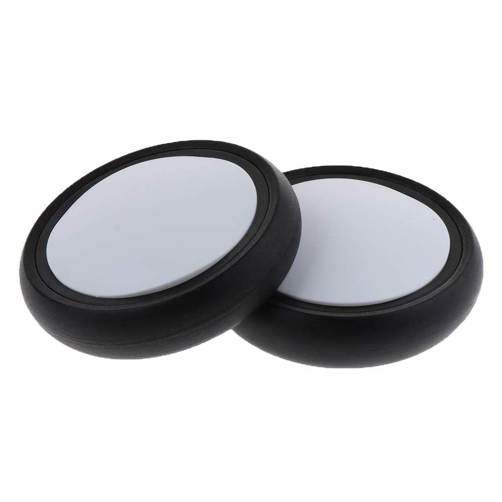 1 paire de roues pour poussette de bébé - Pratiques - Partie en caoutchouc durable - Flexible - Avant et arrière de rechange à 360 degrés - Accessoires arrière pour Yoyo pour Vovo (roue arrière)