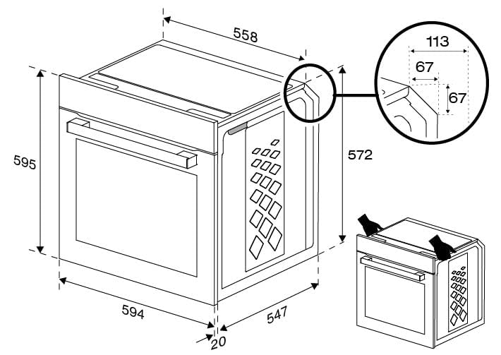Miniatura 2 de BEKO Horno Multifunción Integrable BBIE12100XD: AeroPerfect 66 L Inox