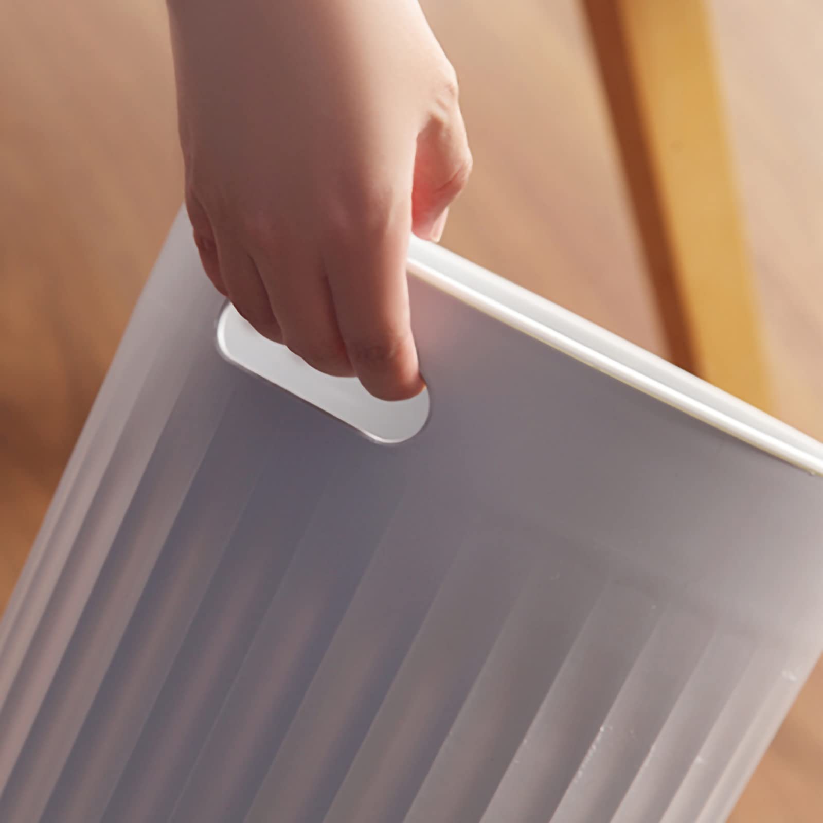 Mülleimer Mülleimer mit Griff, Papierkorb, Mülleimer for Badezimmer, Küche, Zuhause, Büro Abfall & Recycling Küche(C)