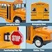 Diecast Yellow School Bus Model Toy, 8