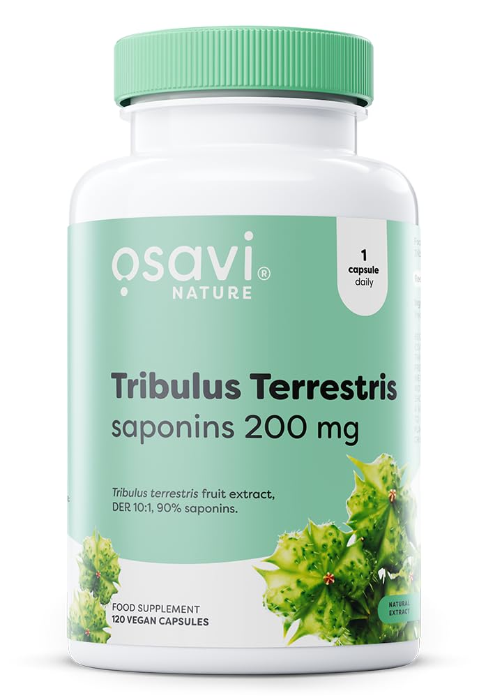 Osavi Tribulus Terrestris Saponins 200Mg Capsules 120 Capsules