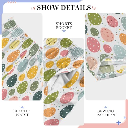 senya Egg Pattern 1 Long Pajama Pants Bottoms Soft Sleepwear with Pockets4