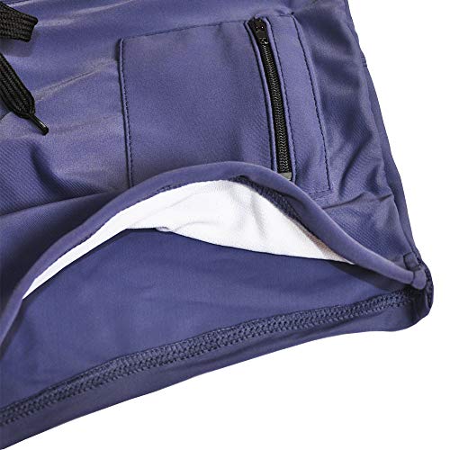 UXH Men's Beach Swimming Trunks Boxer Brief Swimsuit Swim Underwear Board-Shorts with Pocket4