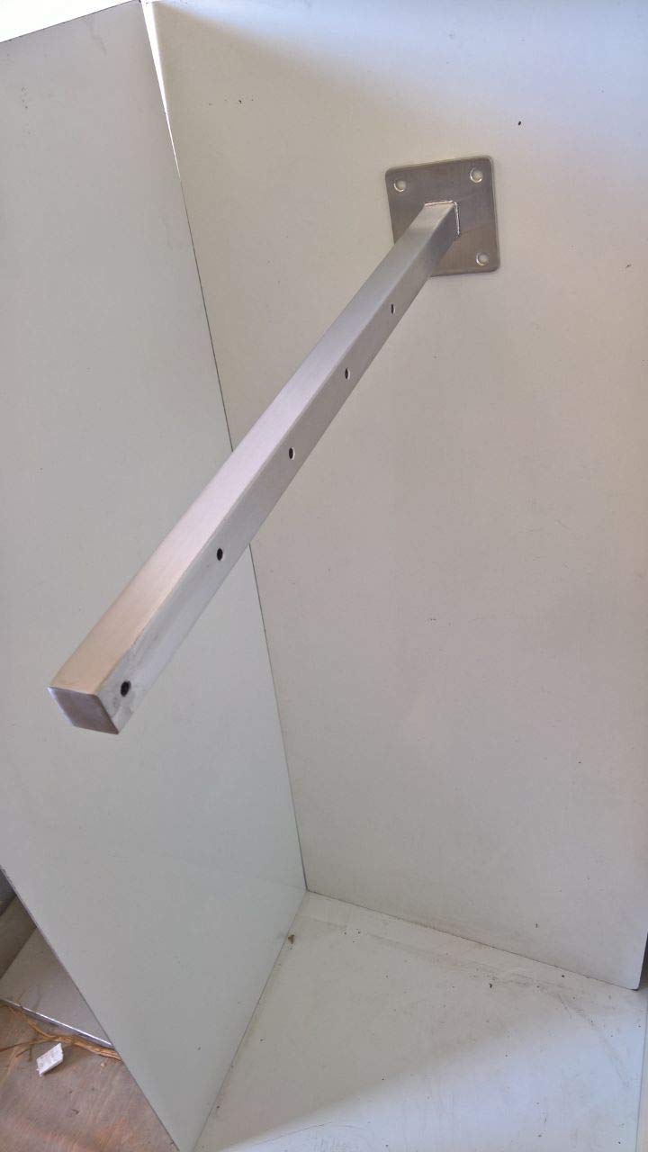 INOXLM Wandtrockner Edelstahl 3 stück, Wäscheständer Wandmontage für Balkon & Außenbereich, Stabil & Pflegeleicht Wand Wäscheständer Made in Italy