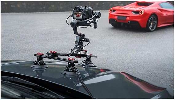 DJI RS 2-3-Axis Gimbal Stabilizer for DSLR and Mirrorless Camera, Nikon Sony Panasonic Canon Fujifilm, Ronin S, 4.5 kg Payload, Carbon Fiber, Touchscreen - Black