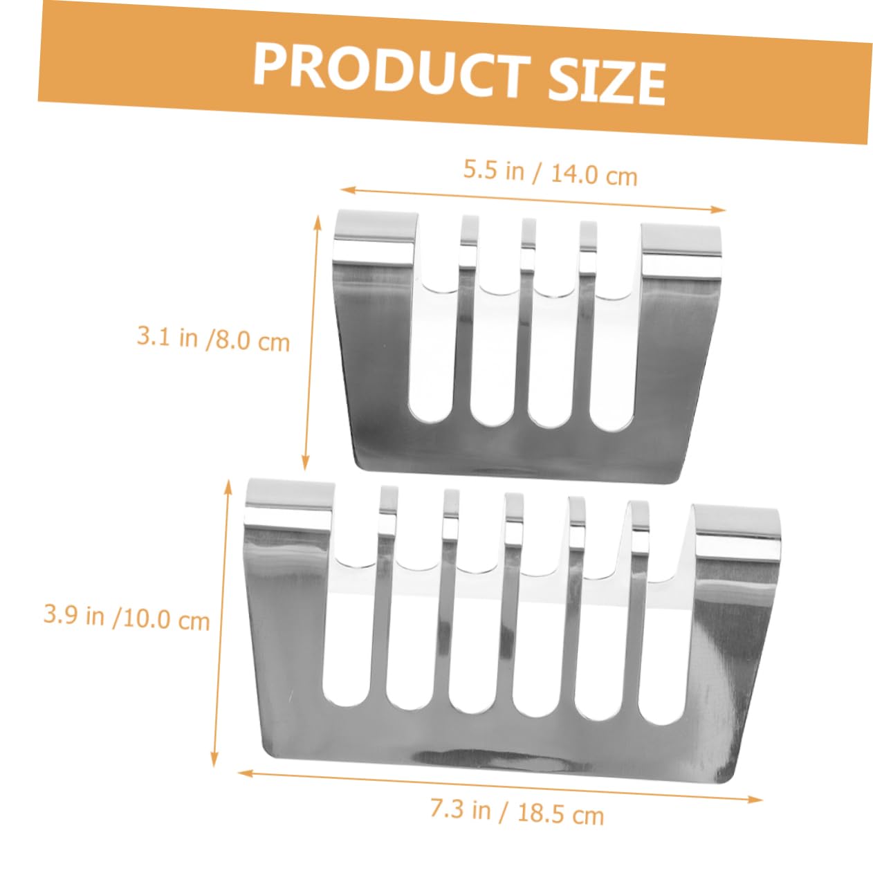 Unomor Bread Pantry Organizer Toast Rack Bread Holder Stainless Steel Toast Stand Daily Use Bread Holder