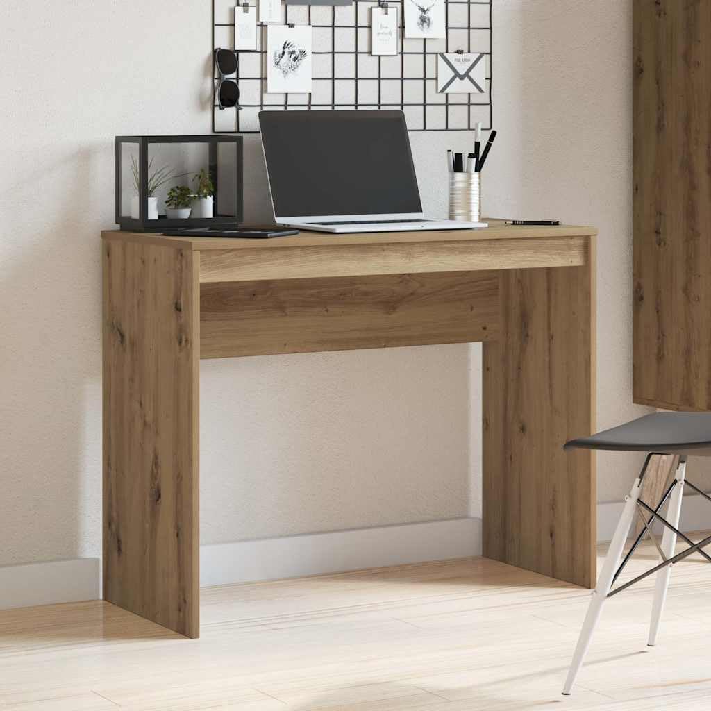 Hothingwell Schreibtisch, 90 x 40 x 72 cm, Holz | Glatte Oberfläche, feuchtigkeitsbeständig, für kleines Büro oder Schlafsaal, einfache Reinigung mit einem feuchten Tuch