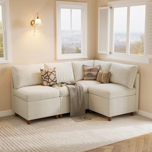 SITJOY Breakfast Nook Bench with Storage, Modular Corner Kitchen Banquette Seating...