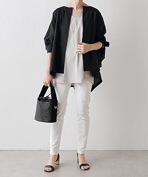 Amazon | [BEARDSLEY] [ビアズリー] 後ろフリル羽織り BEZ1041407A0001